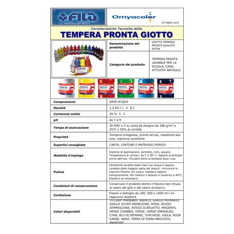 Tempera GIOTTO Extra 12 ml viola F35201900